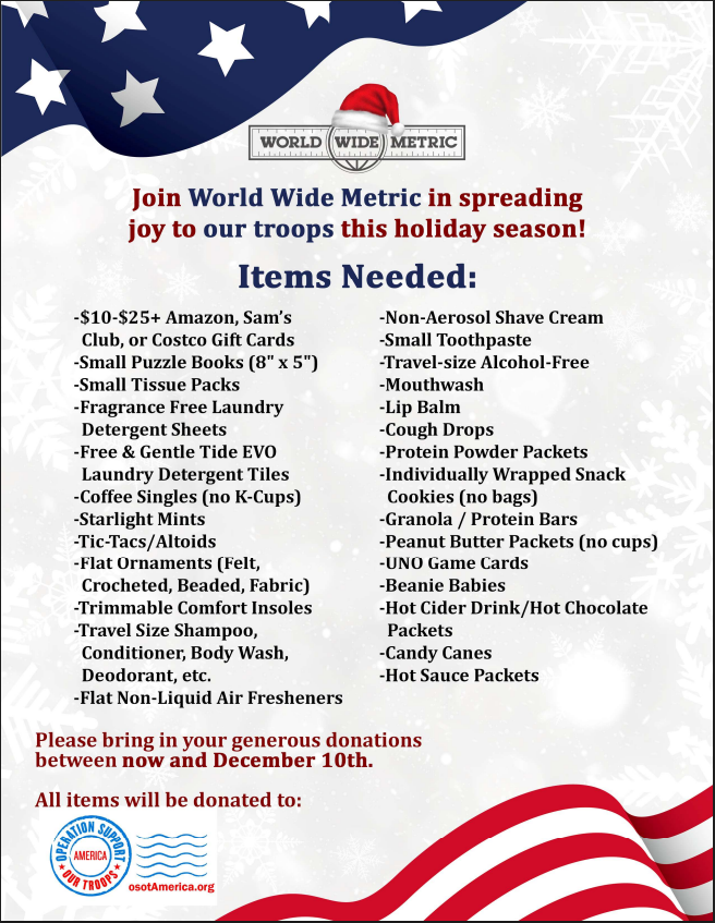 OSOTA Donation Drive